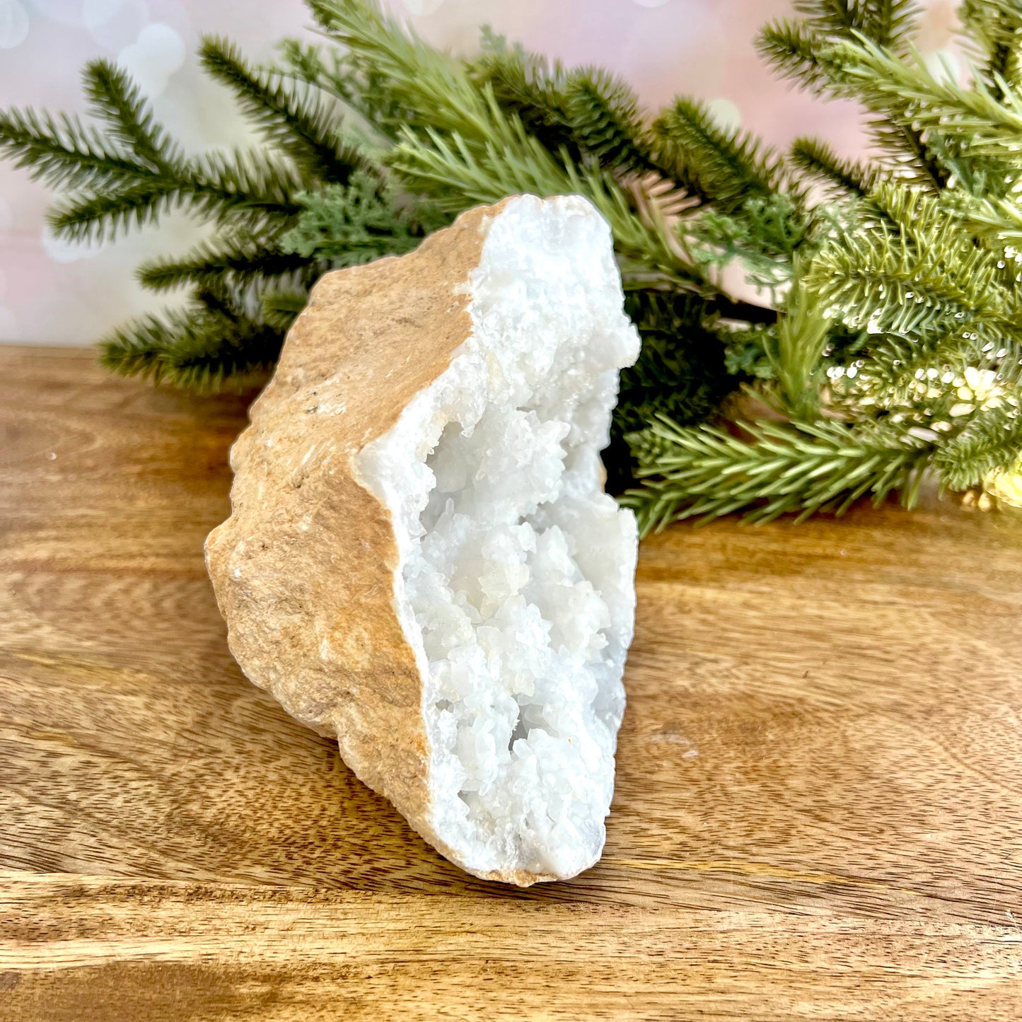 Sugar Geode Quartz Crystal Specimen