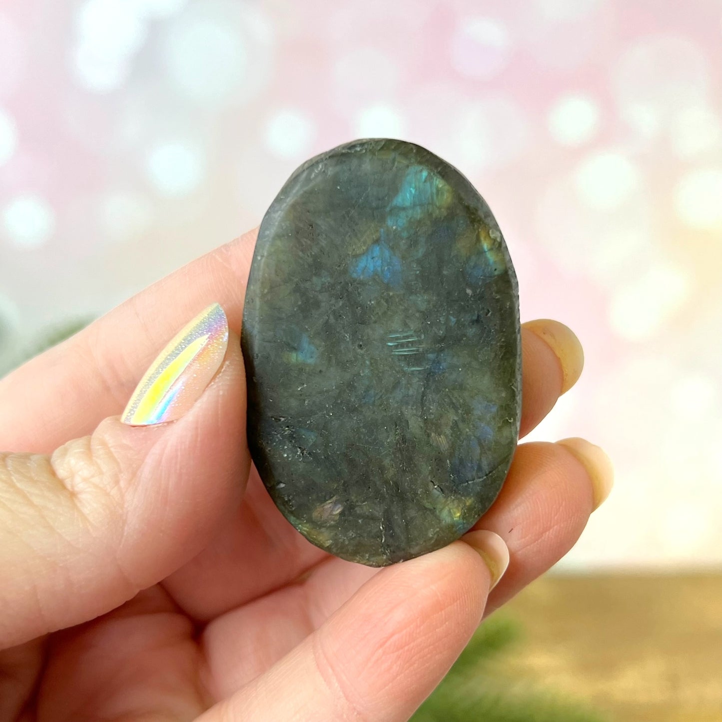 Labradorite Dragon Carved Crystal Cabochon