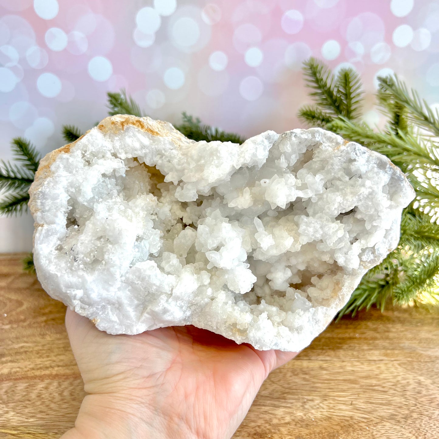 Sugar Geode Quartz Crystal Specimen