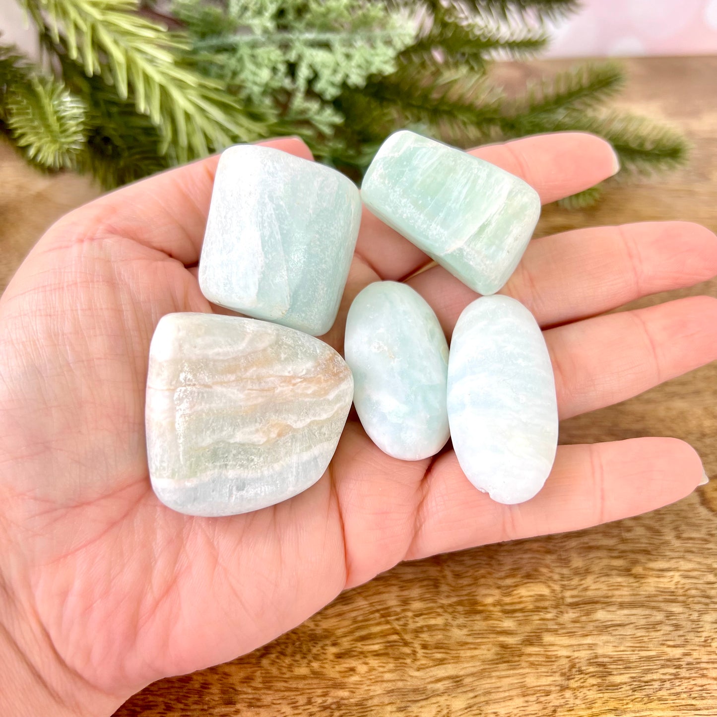 Caribbean Calcite Tumbled Crystal