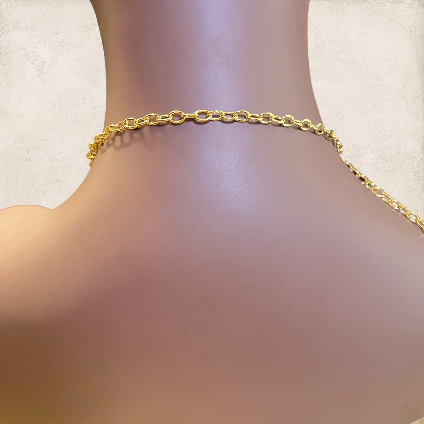 Strawberry Quartz & Cultured Pearl Multi Strand Vintage Necklace