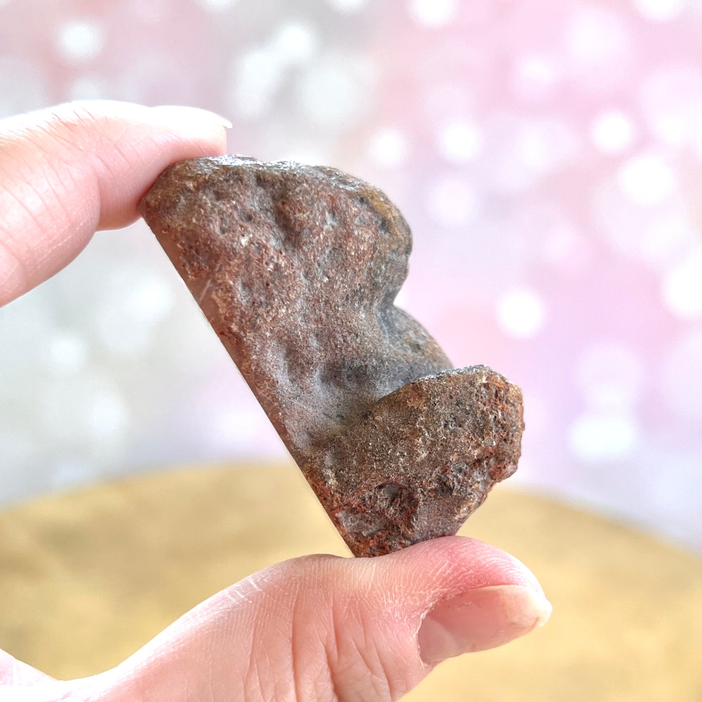 Single Face Polished Red & Gray Agate Specimen