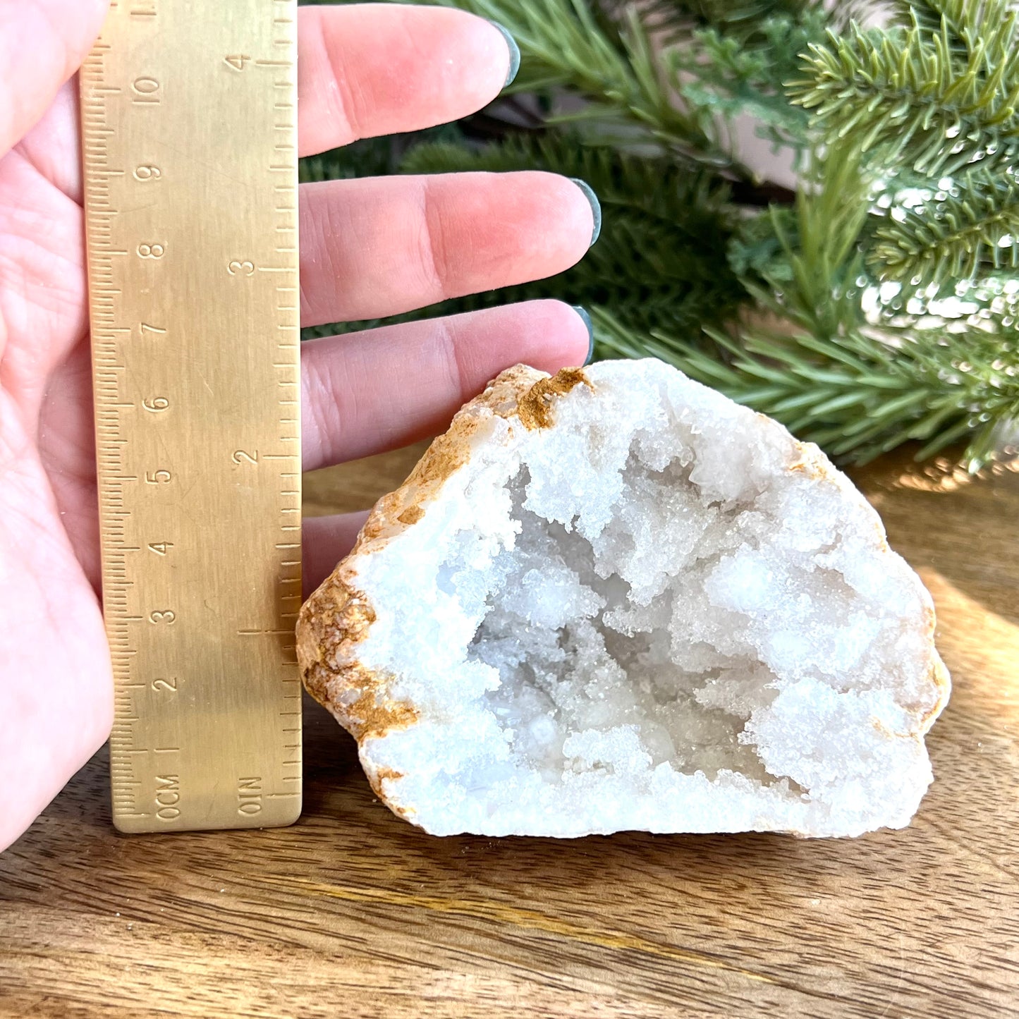 Sugar Geode Quartz Crystal Specimen