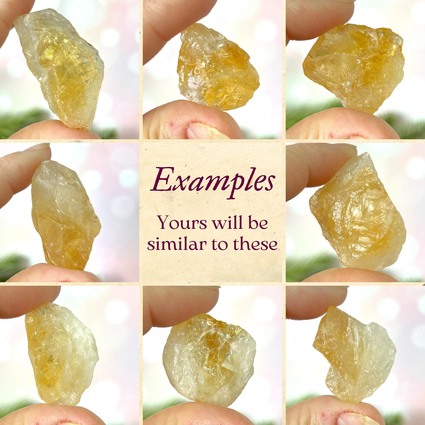Citrine (Heat Treated) Raw Stone - Multiple Sizes - You get 1