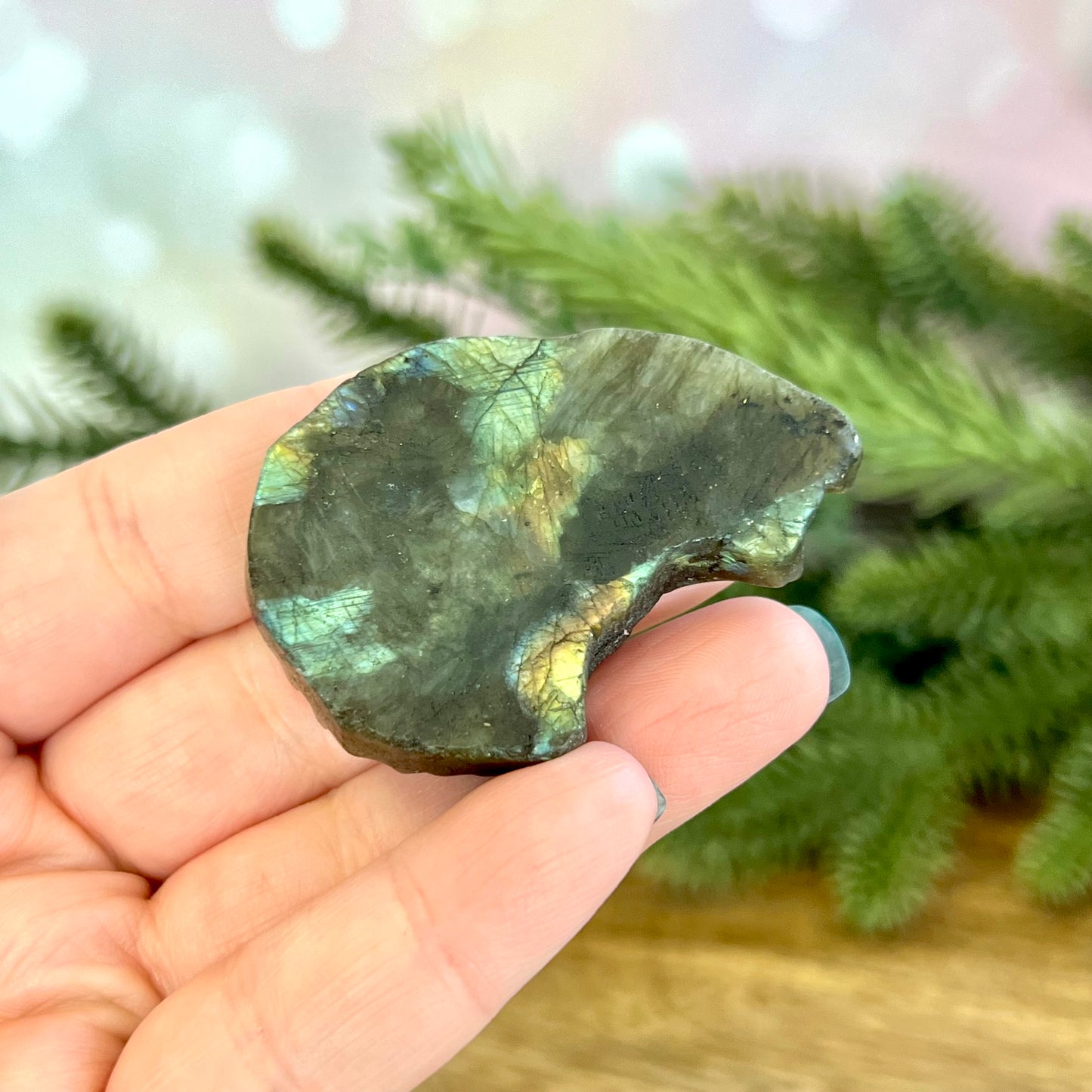 Eagle Labradorite Crystal Carved Cabochon