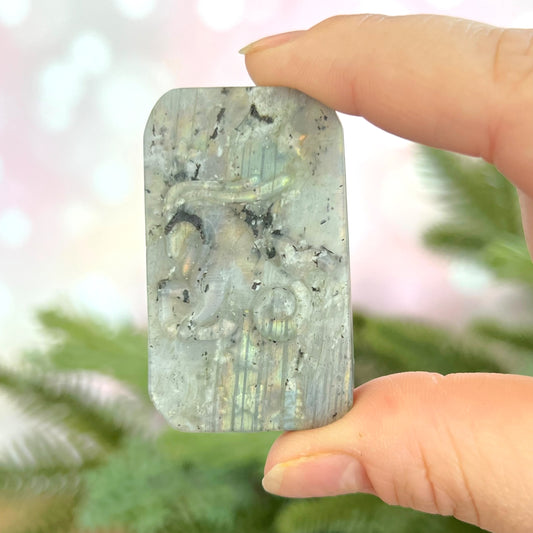 Labradorite Capricorn Carved Cabochon