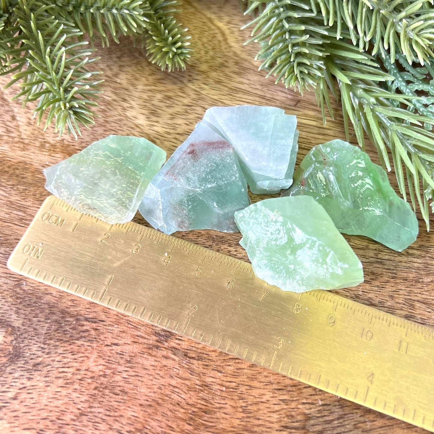Green Calcite Raw Stone - You get 1