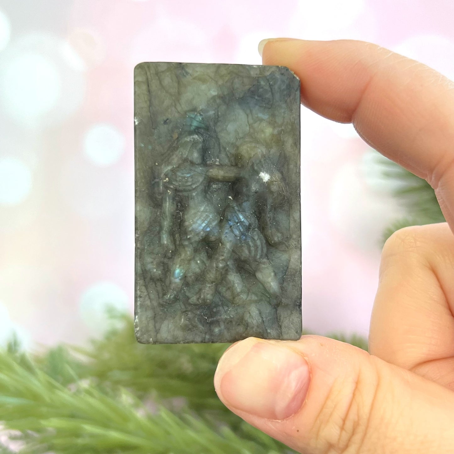 Labradorite Gemini Carved Cabochon