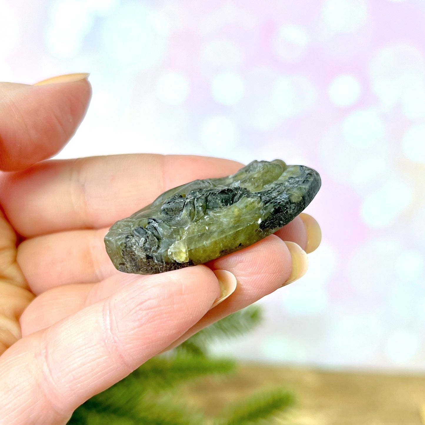 Labradorite Angel Carved Crystal Cabochon