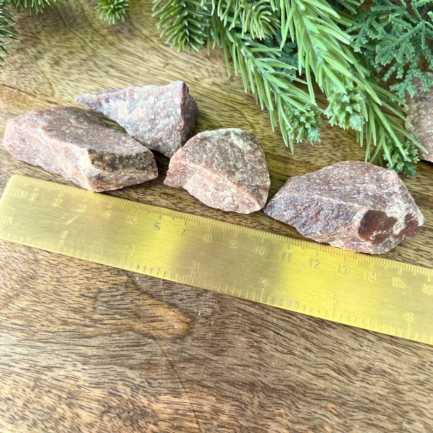 Guava Quartz Raw Stone - You get 1