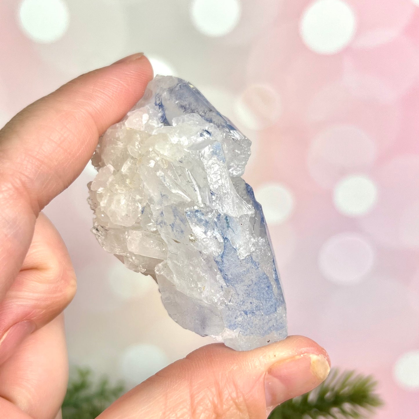 Dumortierite Quartz Crystal Mineral Specimen