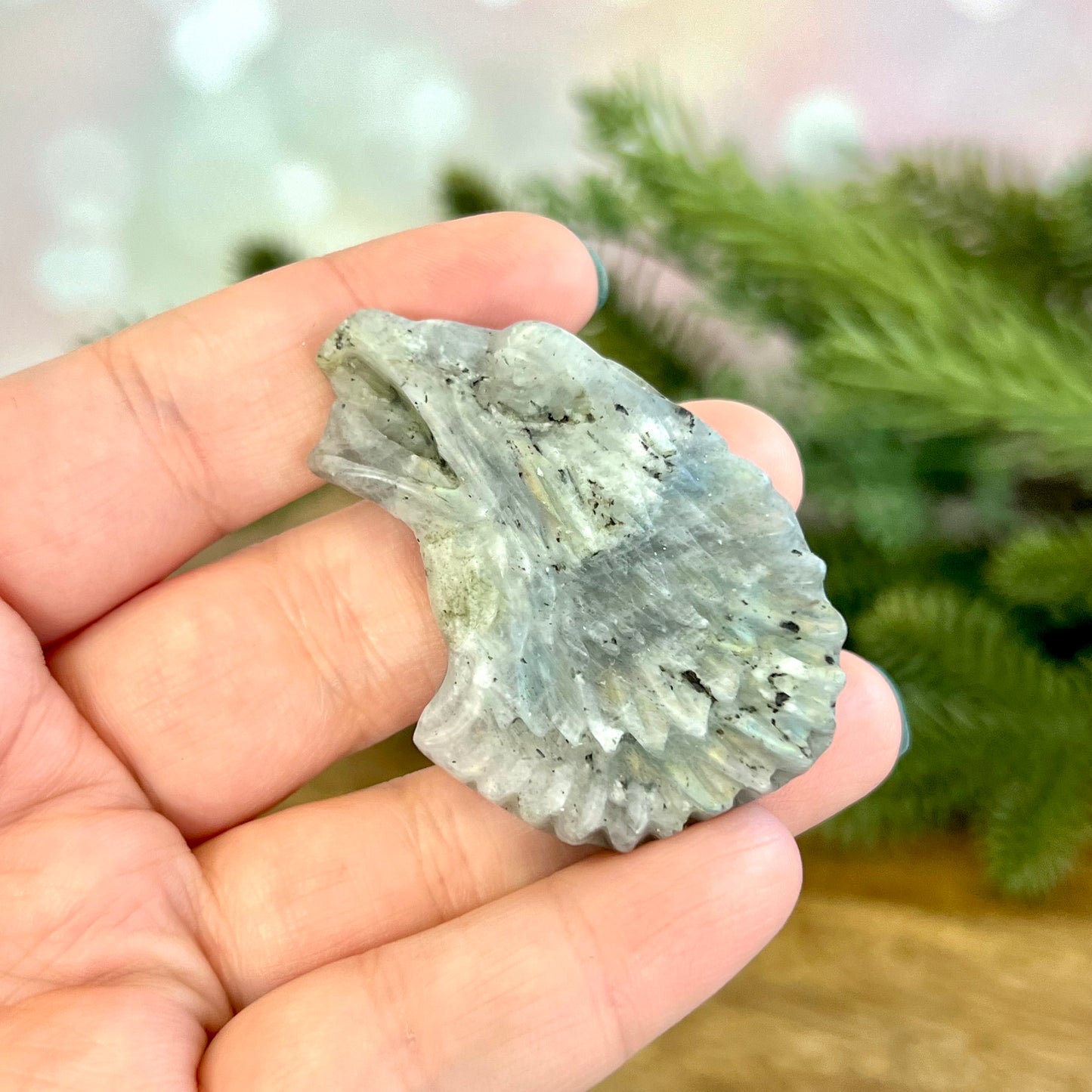 Eagle Labradorite Crystal Carved Cabochon