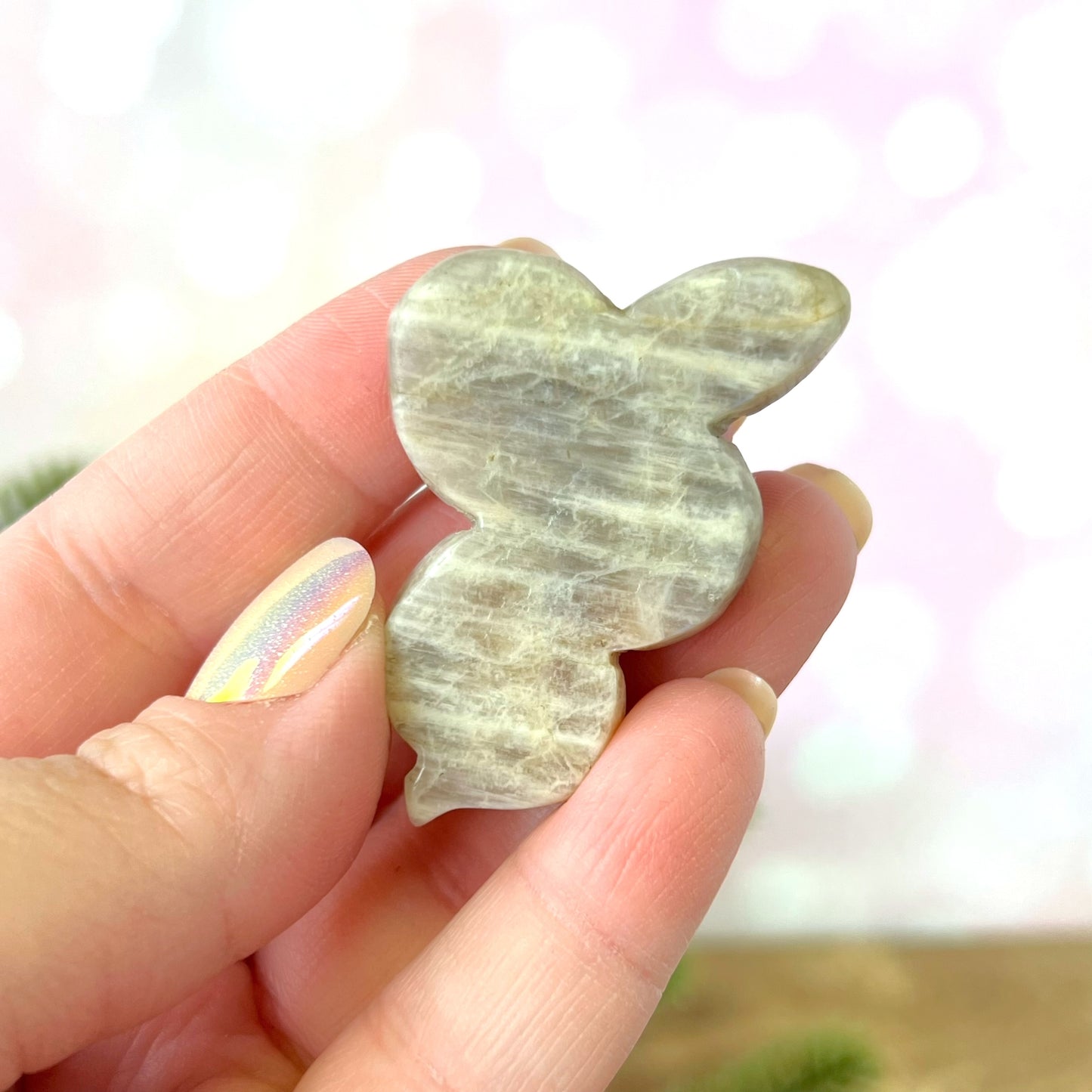 Belomorite Snake Carved Crystal Cabochon