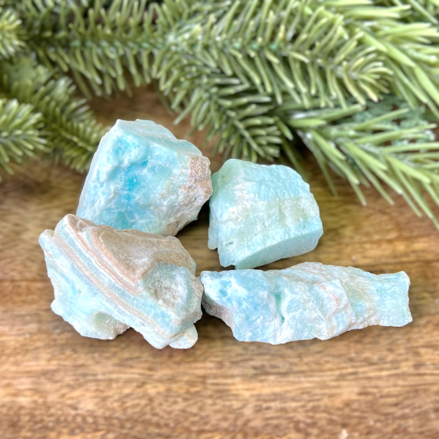 Blue Aragonite Raw Stone - You get 1