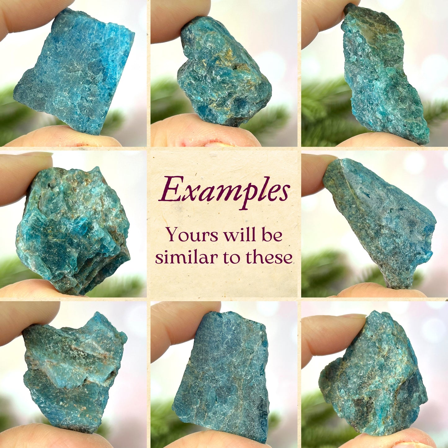 Apatite Raw Stone - You get 1