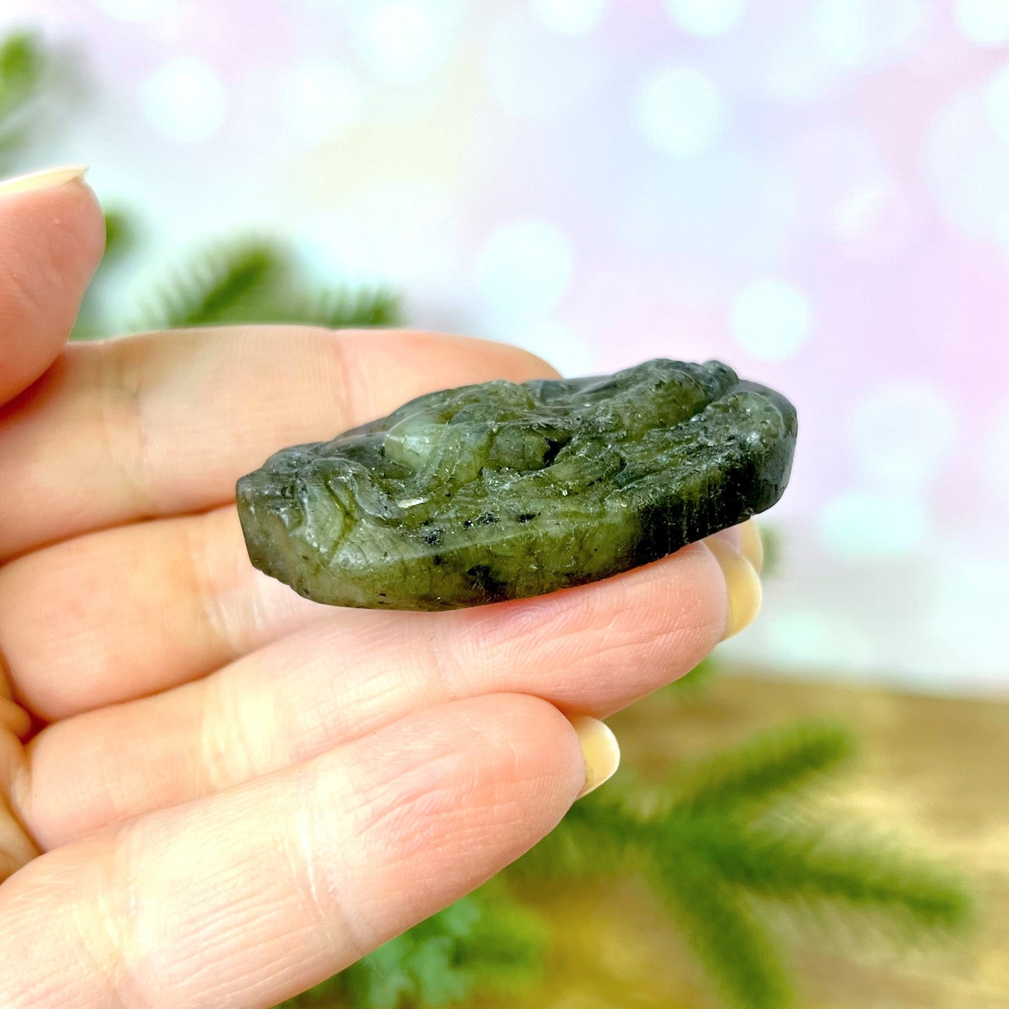 Labradorite Angel Carved Crystal Cabochon