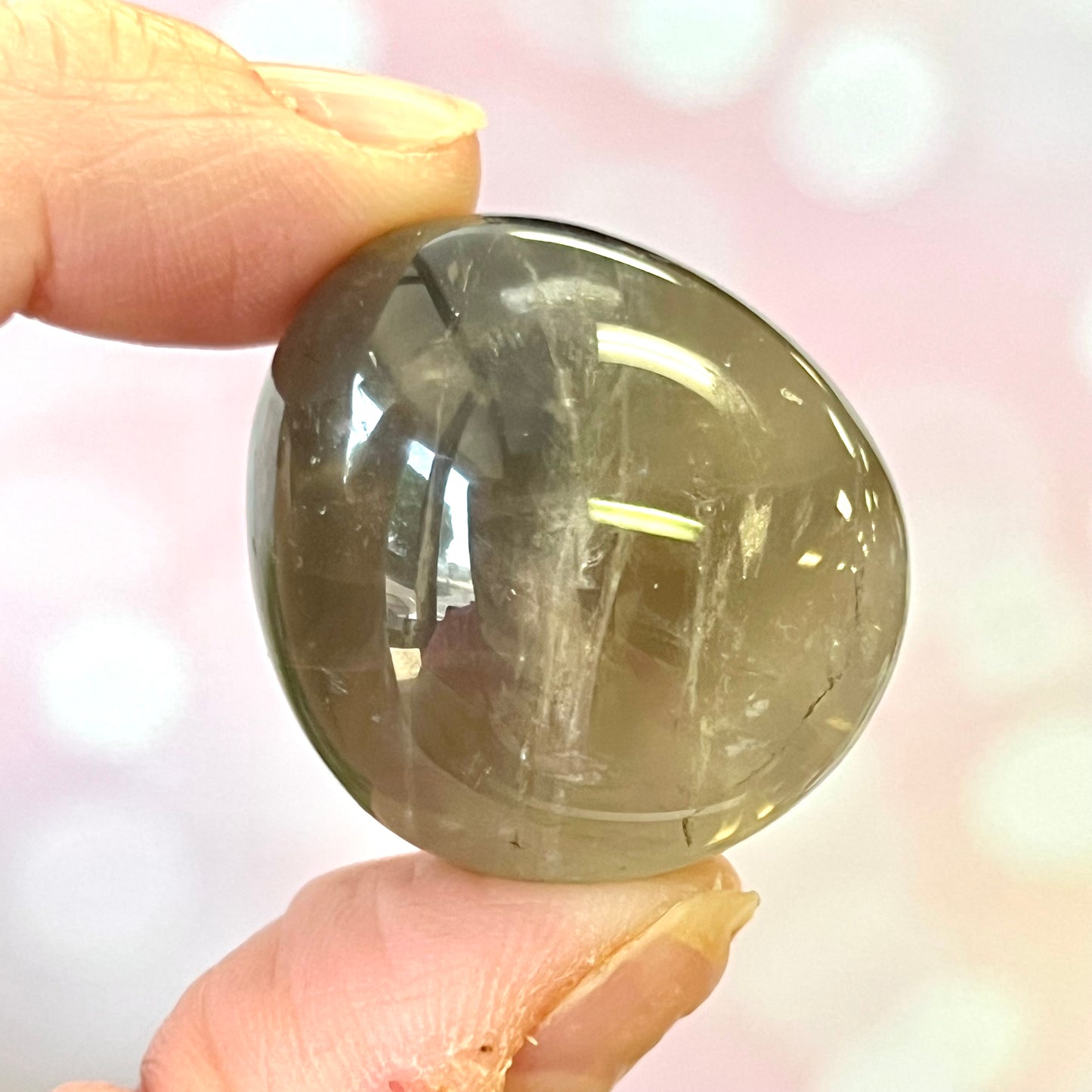 Garden Quartz Lodolite Crystal Lens