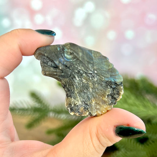 Eagle Labradorite Crystal Carved Cabochon