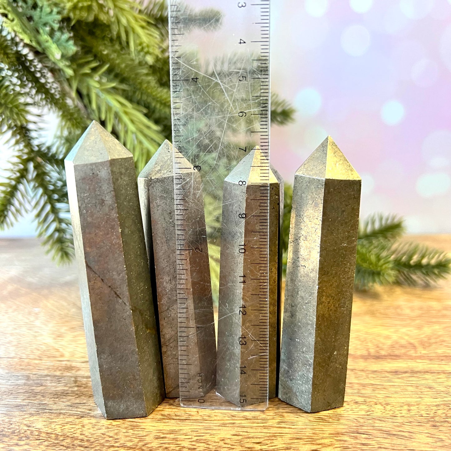 Pyrite Fools Gold Crystal Tower