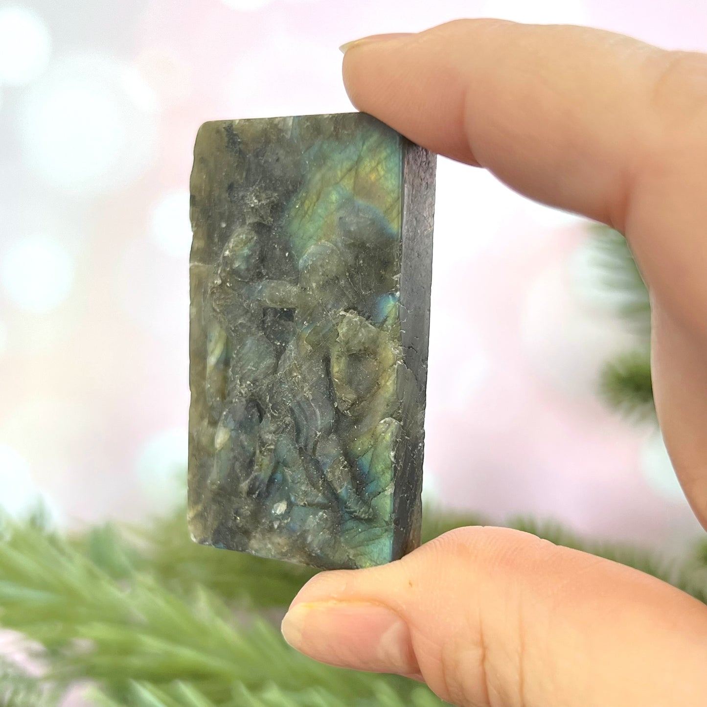 Labradorite Gemini Carved Cabochon