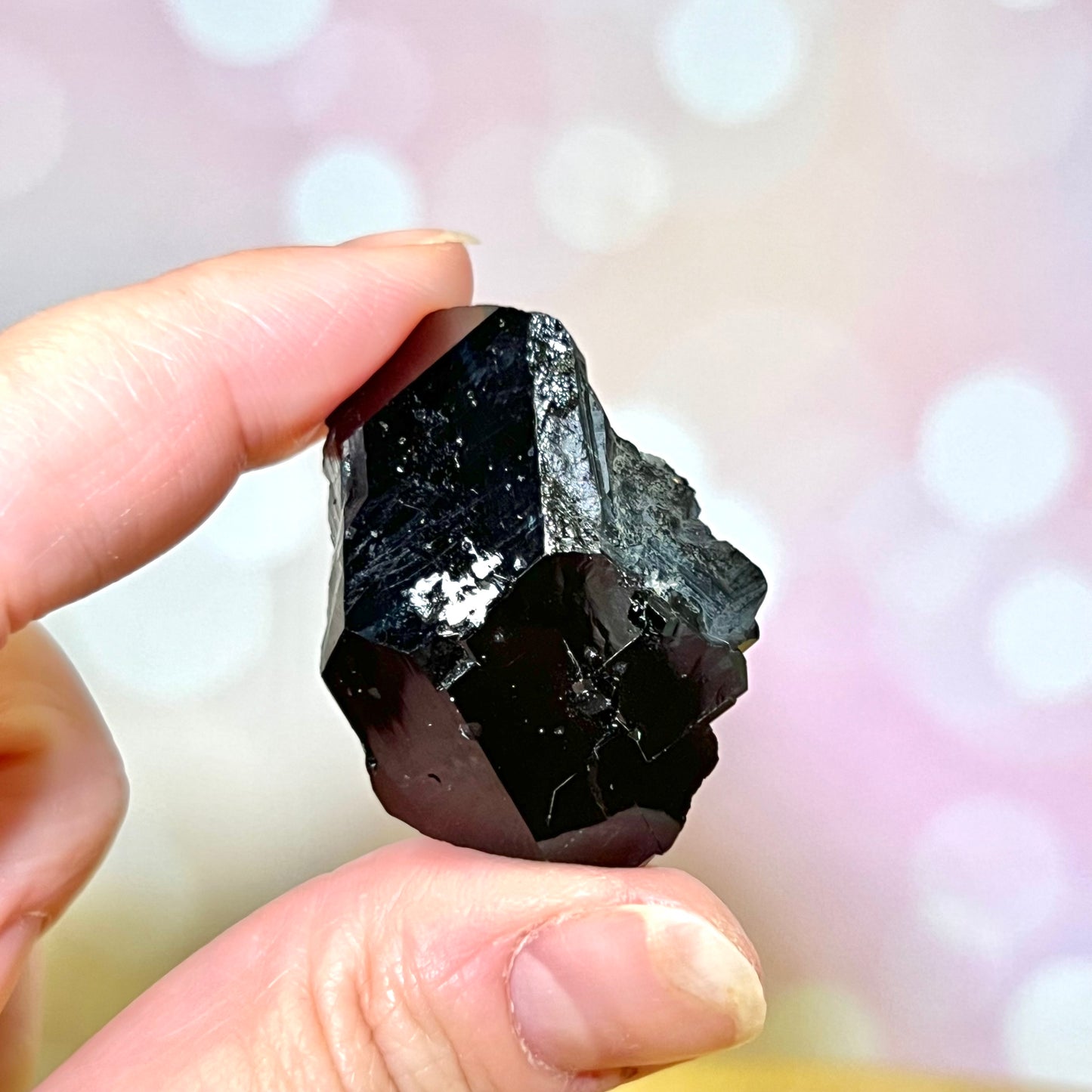 Black Tourmaline Tabular Specimen Point