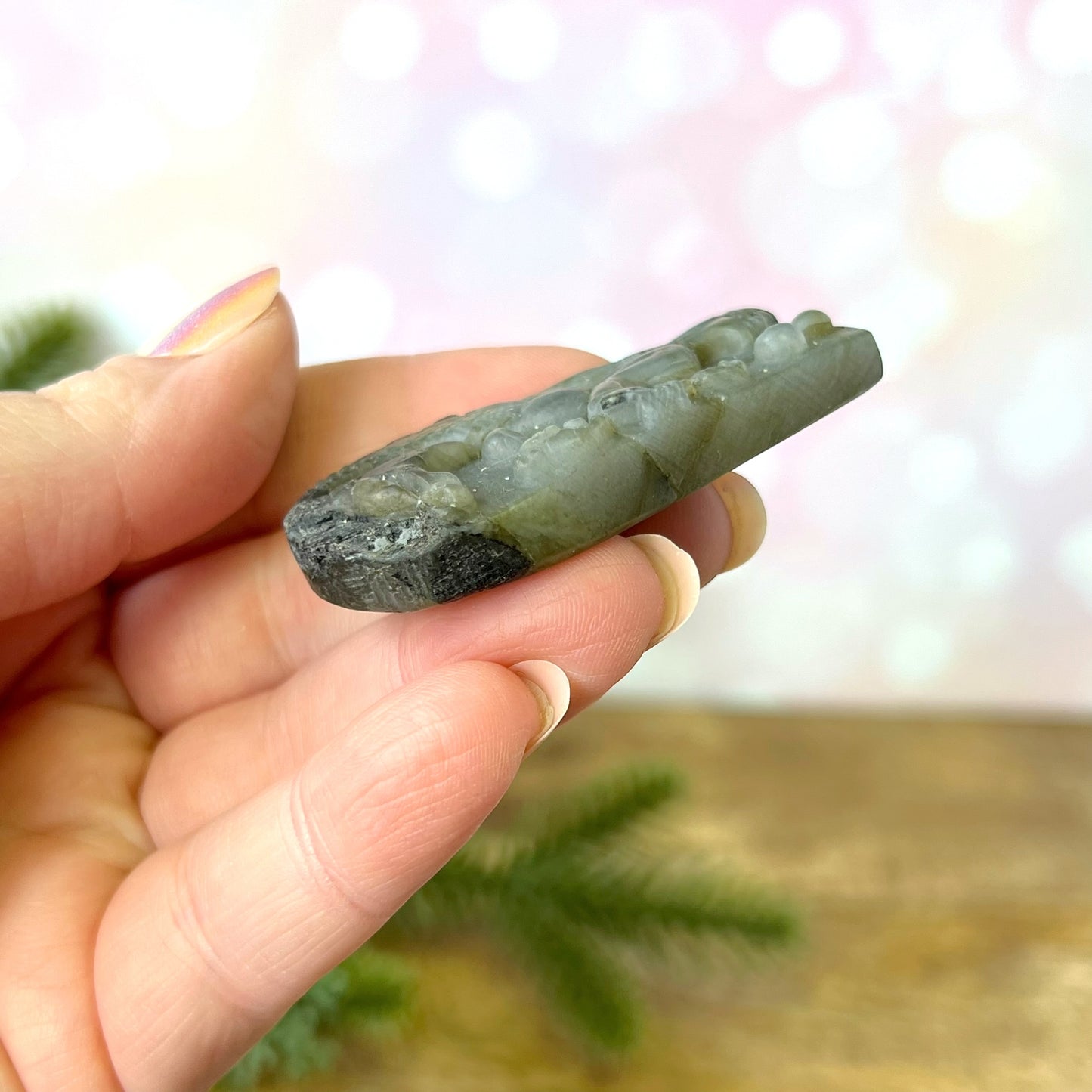 Labradorite Mermaid Carved Cabochon