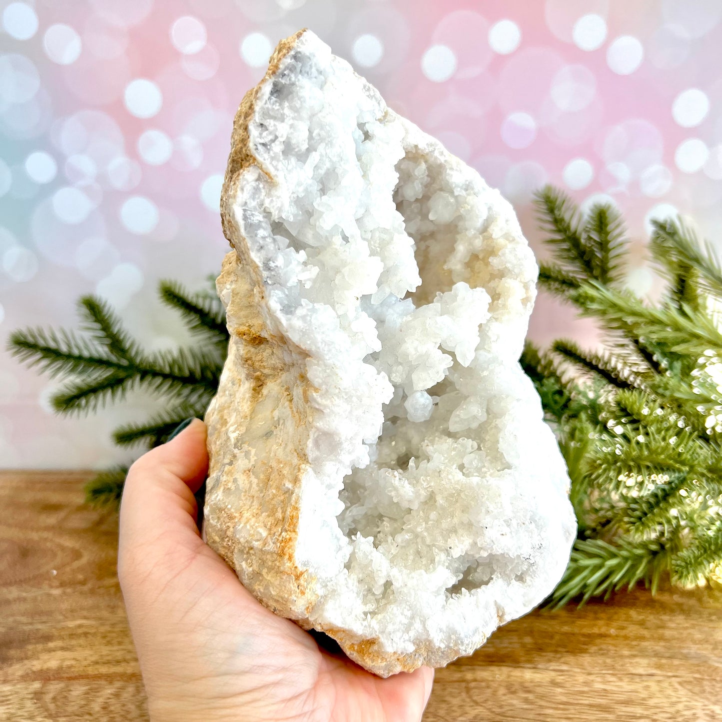 Sugar Geode Quartz Crystal Specimen