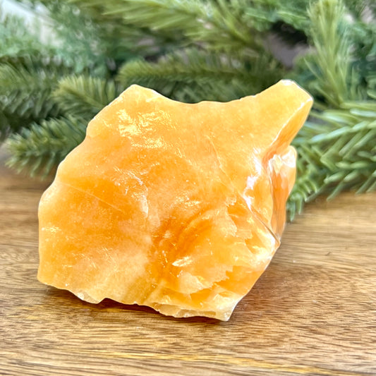 Orange Dream Calcite Raw Crystal