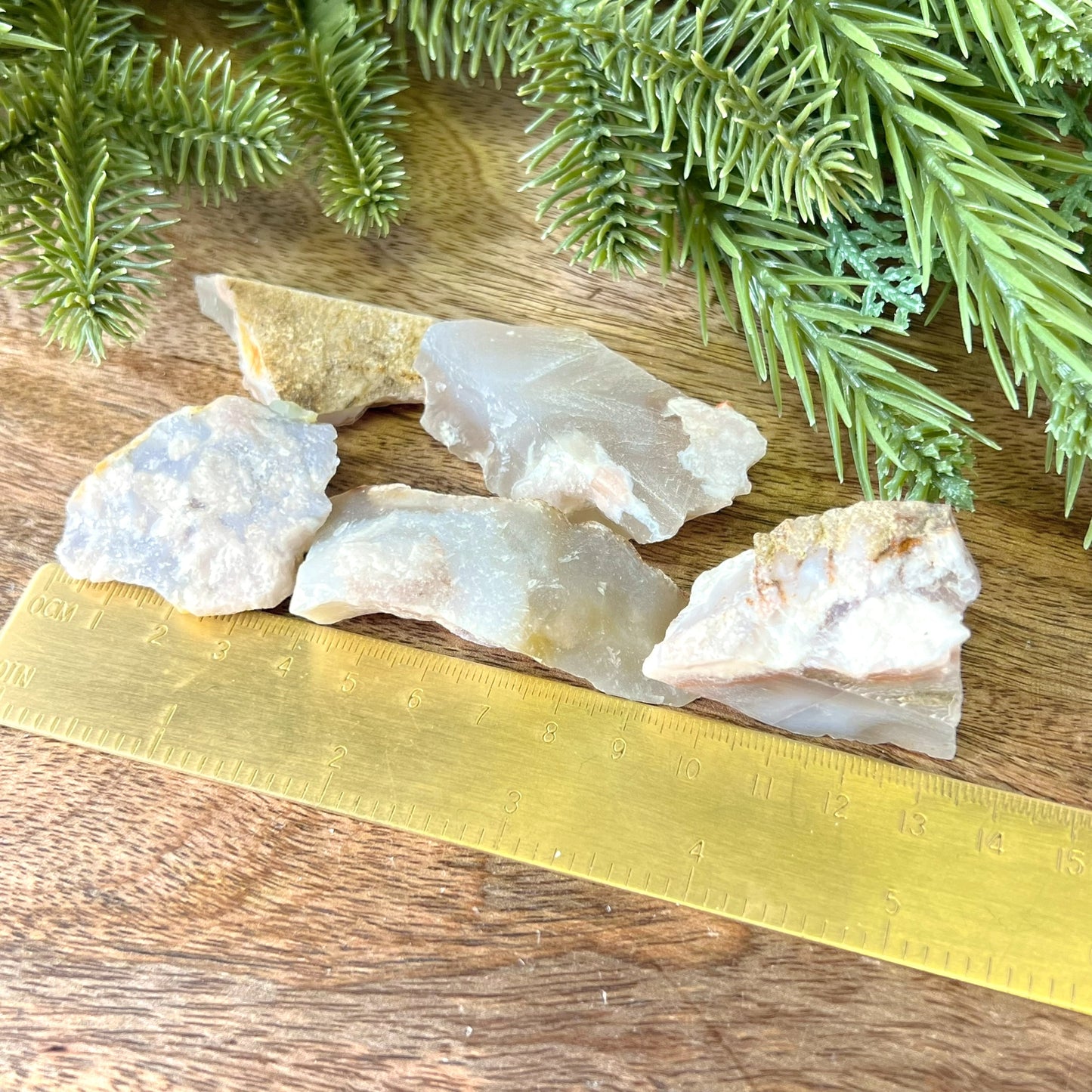 Flower Agate Raw Stone - Multiple Sizes - You get 1