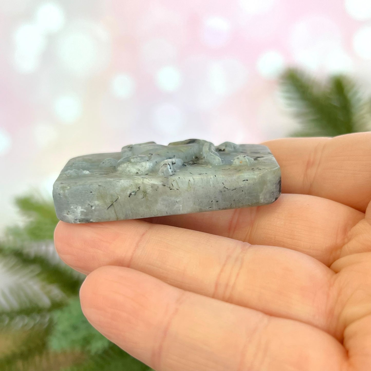 Labradorite Capricorn Carved Cabochon