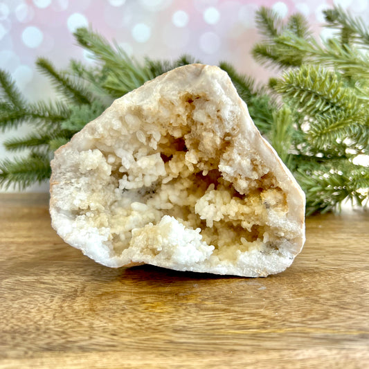Sugar Geode Quartz Crystal Specimen