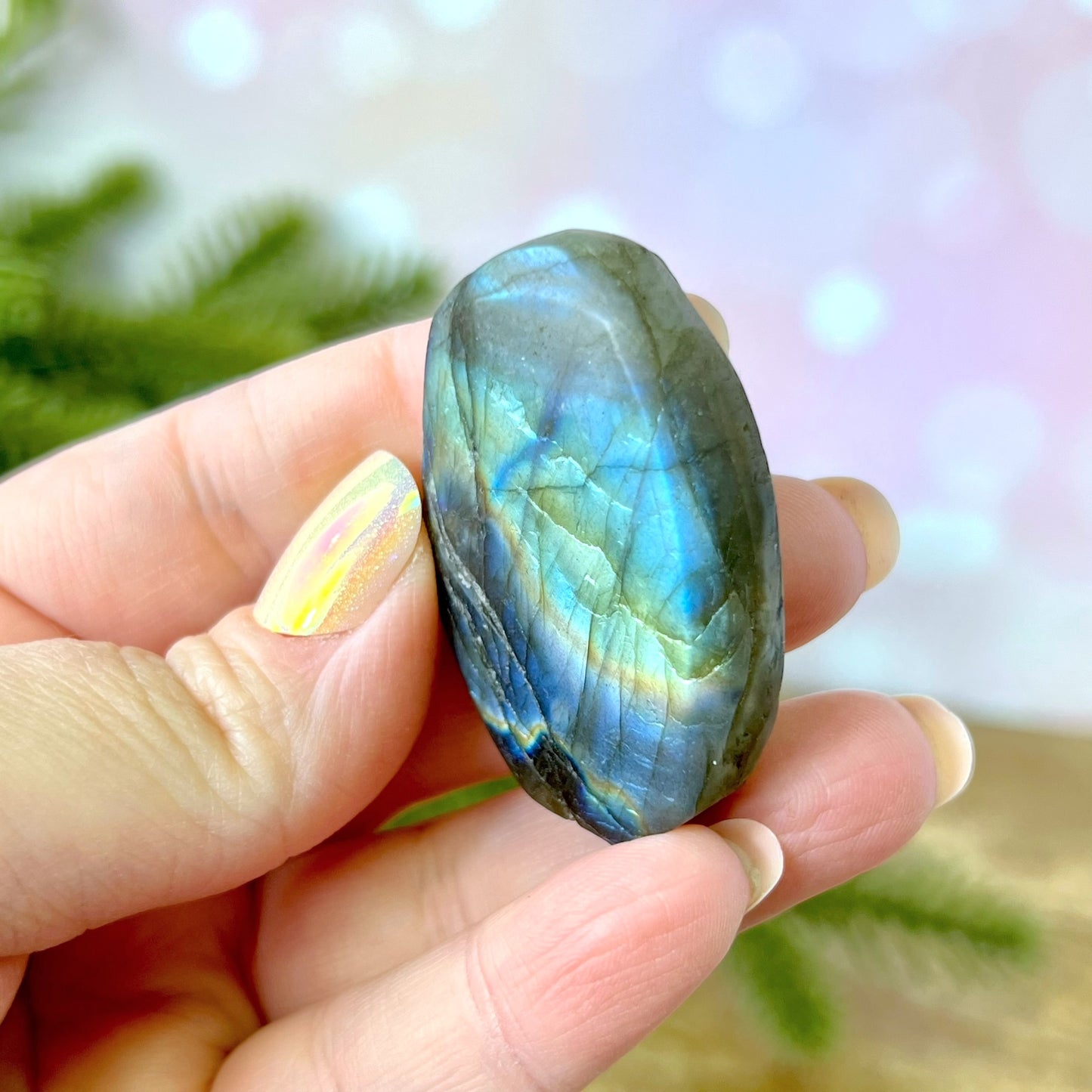 Labradorite Angel Carved Crystal Cabochon