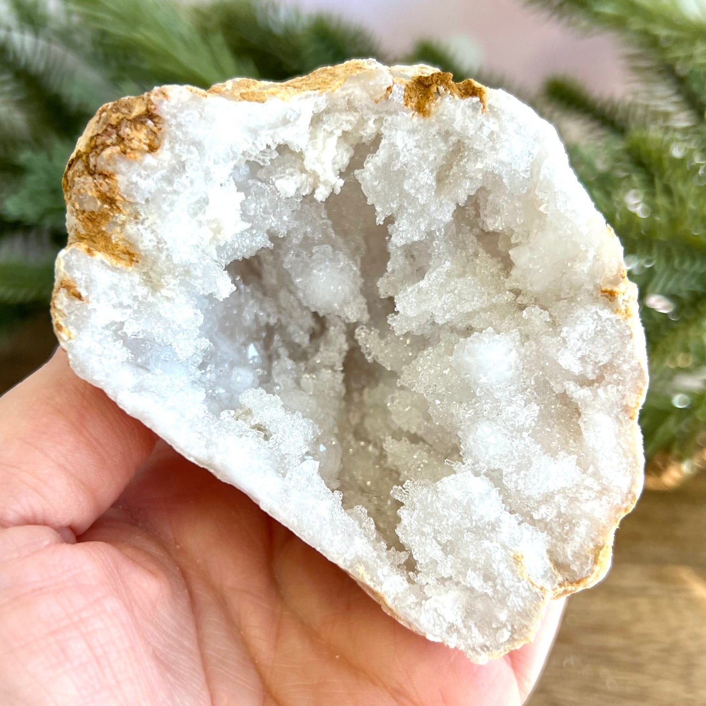 Sugar Geode Quartz Crystal Specimen