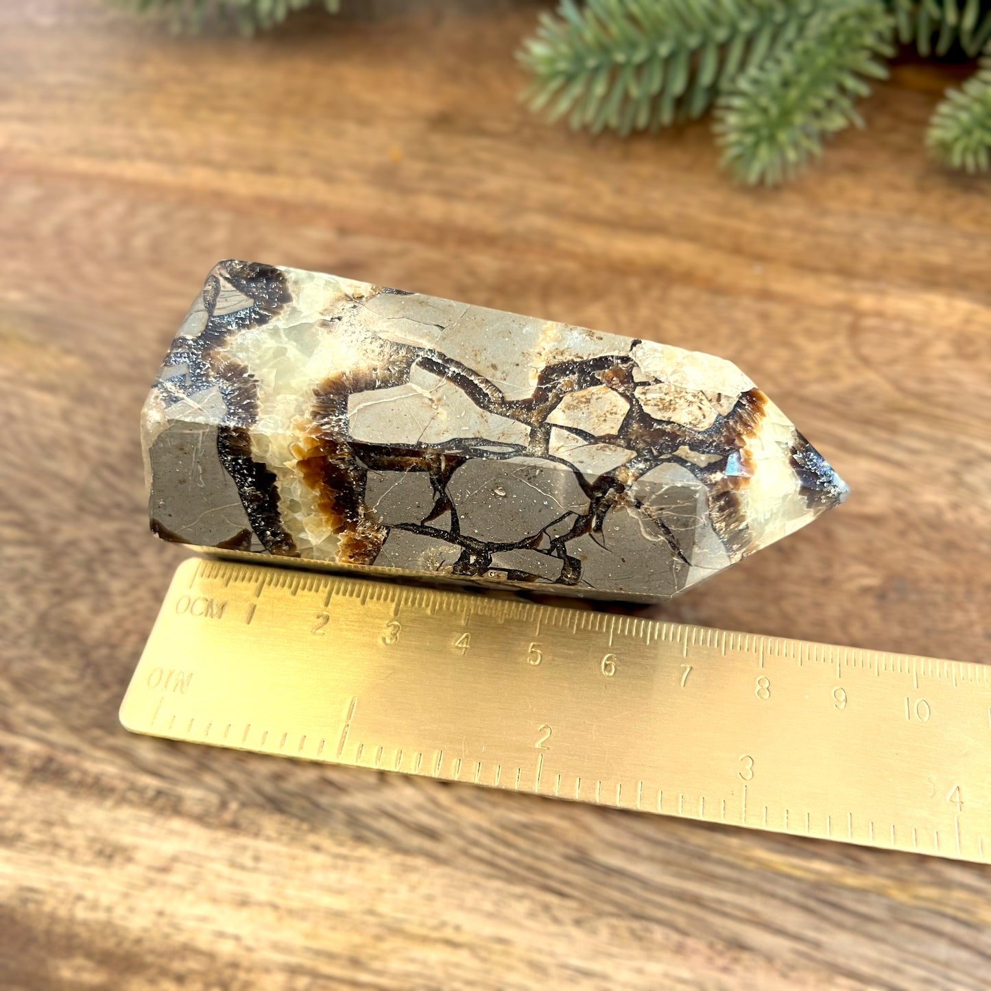Druzy Septarian Large Crystal Tower