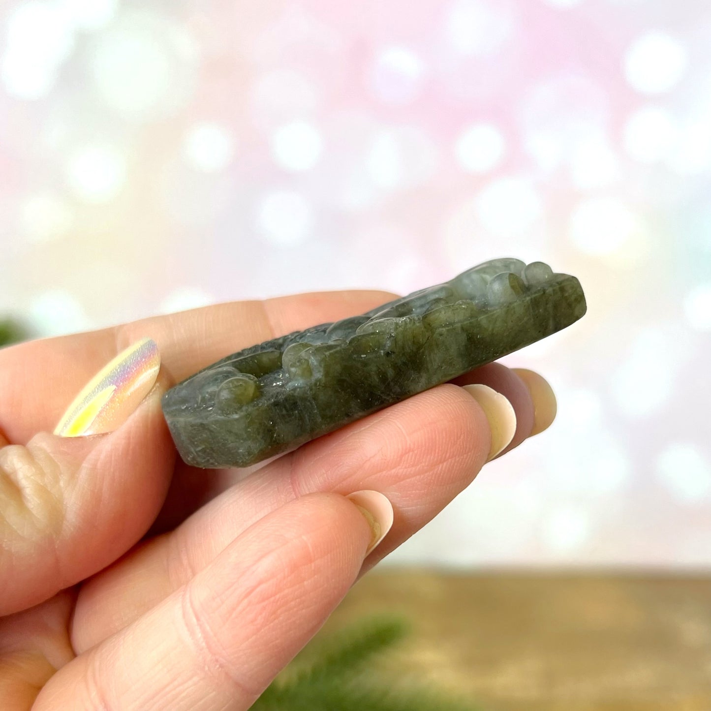 Labradorite Mermaid Carved Cabochon