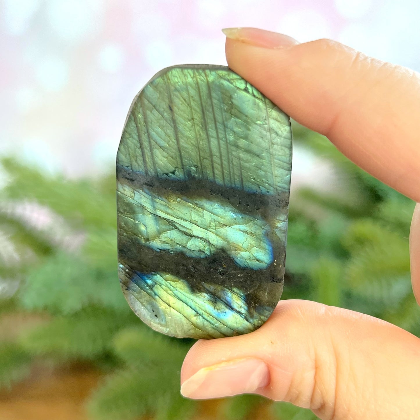 Labradorite Leo Carved Cabochon