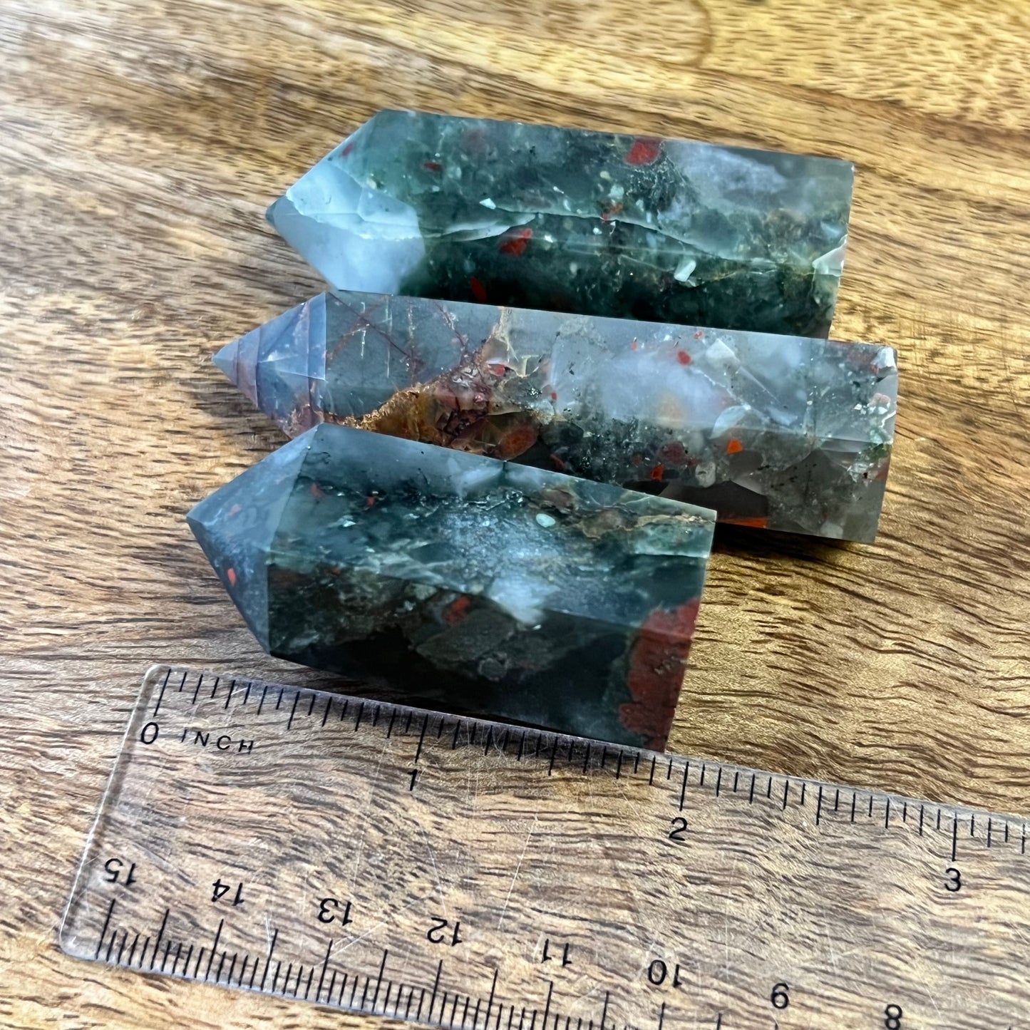 African Bloodstone Crystal Tower - Multiple Sizes
