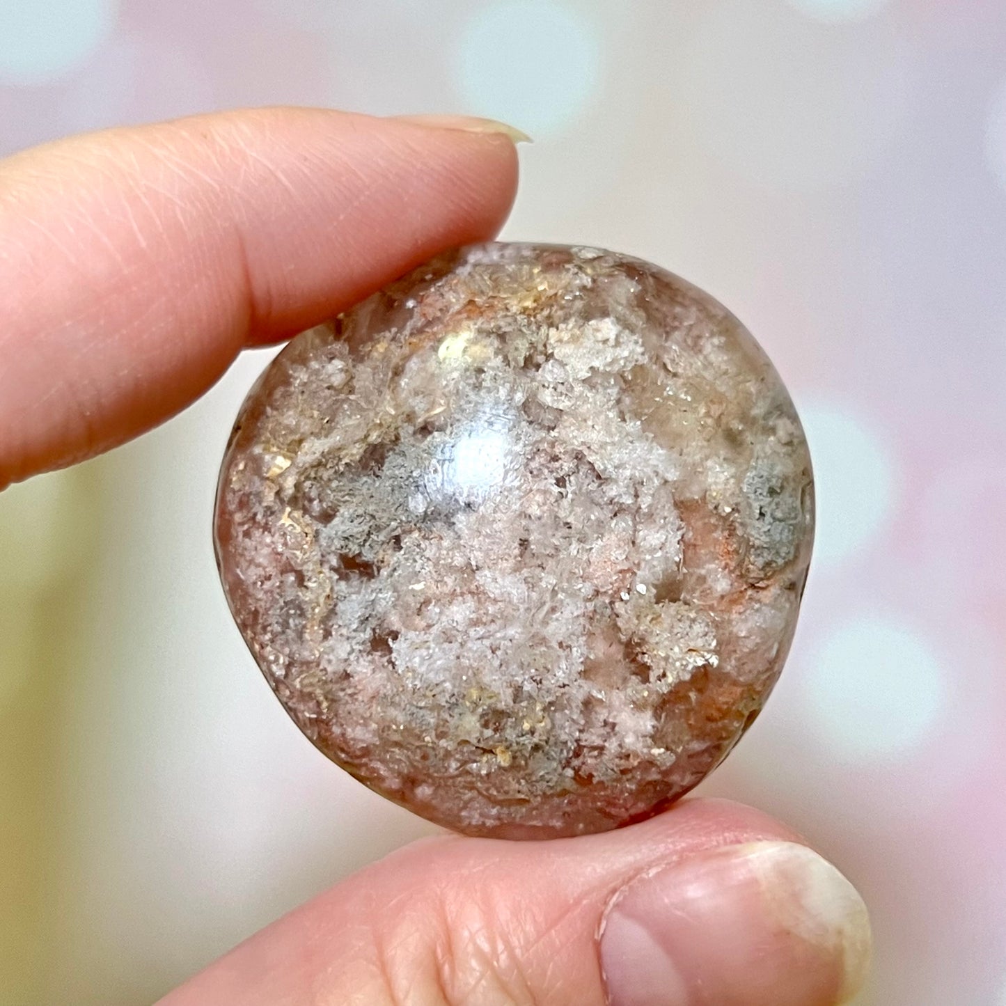 Garden Quartz Lodolite Crystal Lens