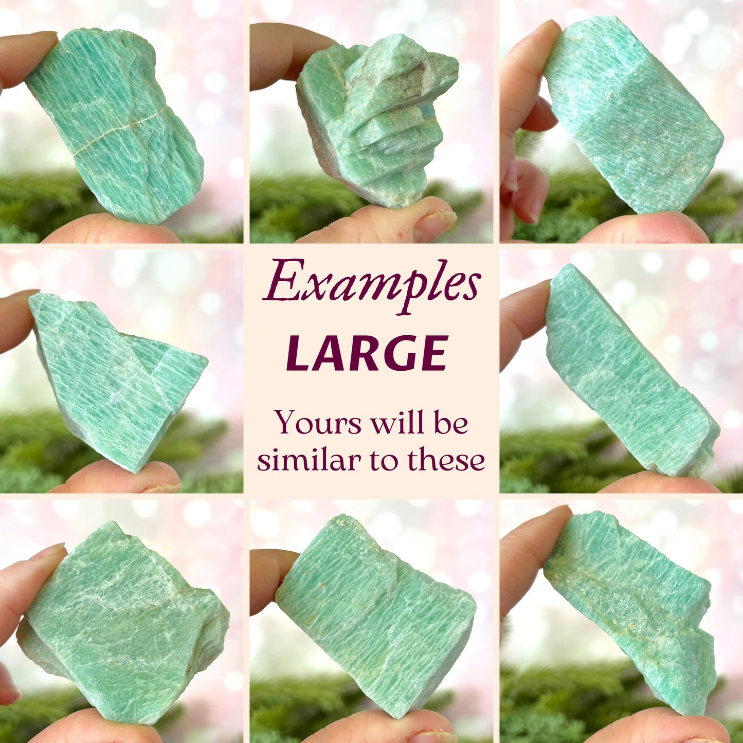 Amazonite Raw Stone - Multiple Sizes - You get 1