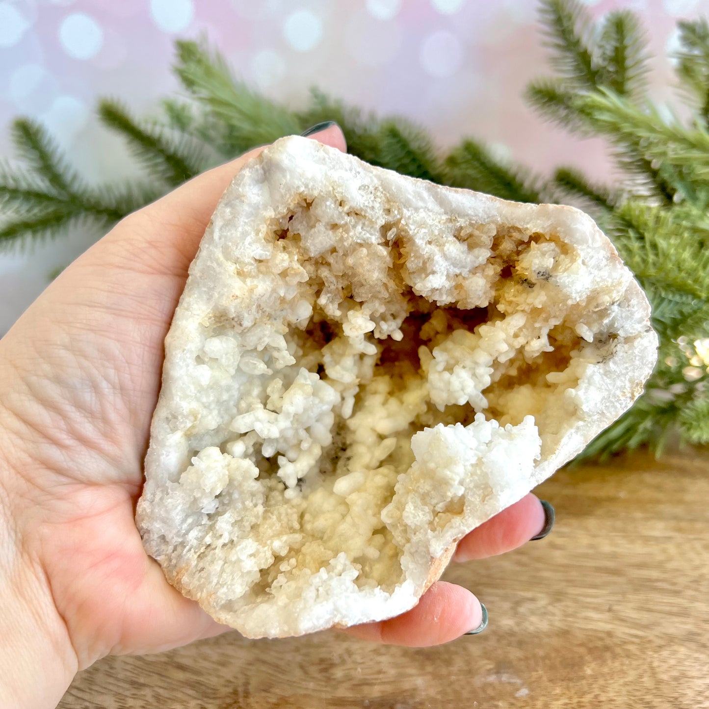 Sugar Geode Quartz Crystal Specimen