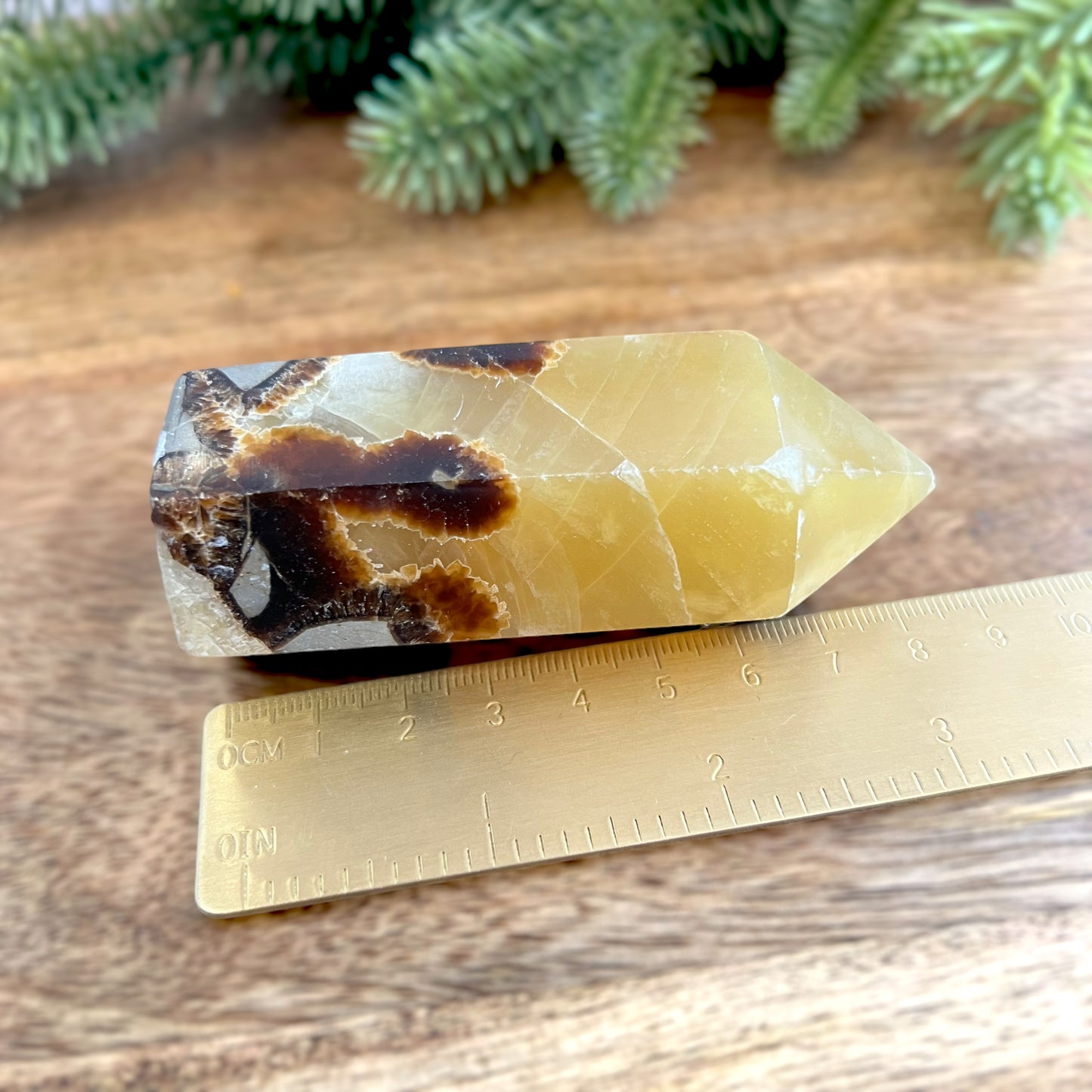 Druzy Septarian Large Crystal Tower