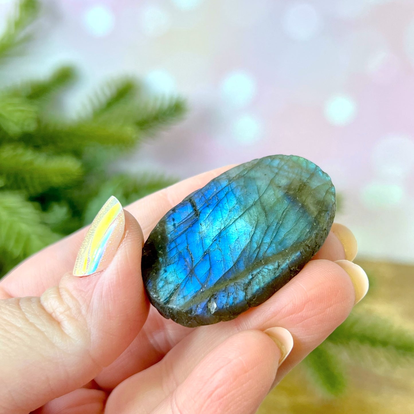 Labradorite Angel Carved Crystal Cabochon