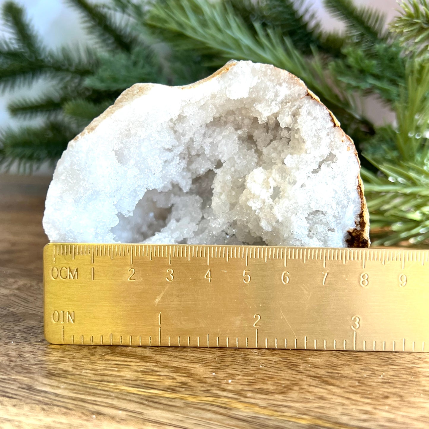 Sugar Geode Quartz Crystal Specimen