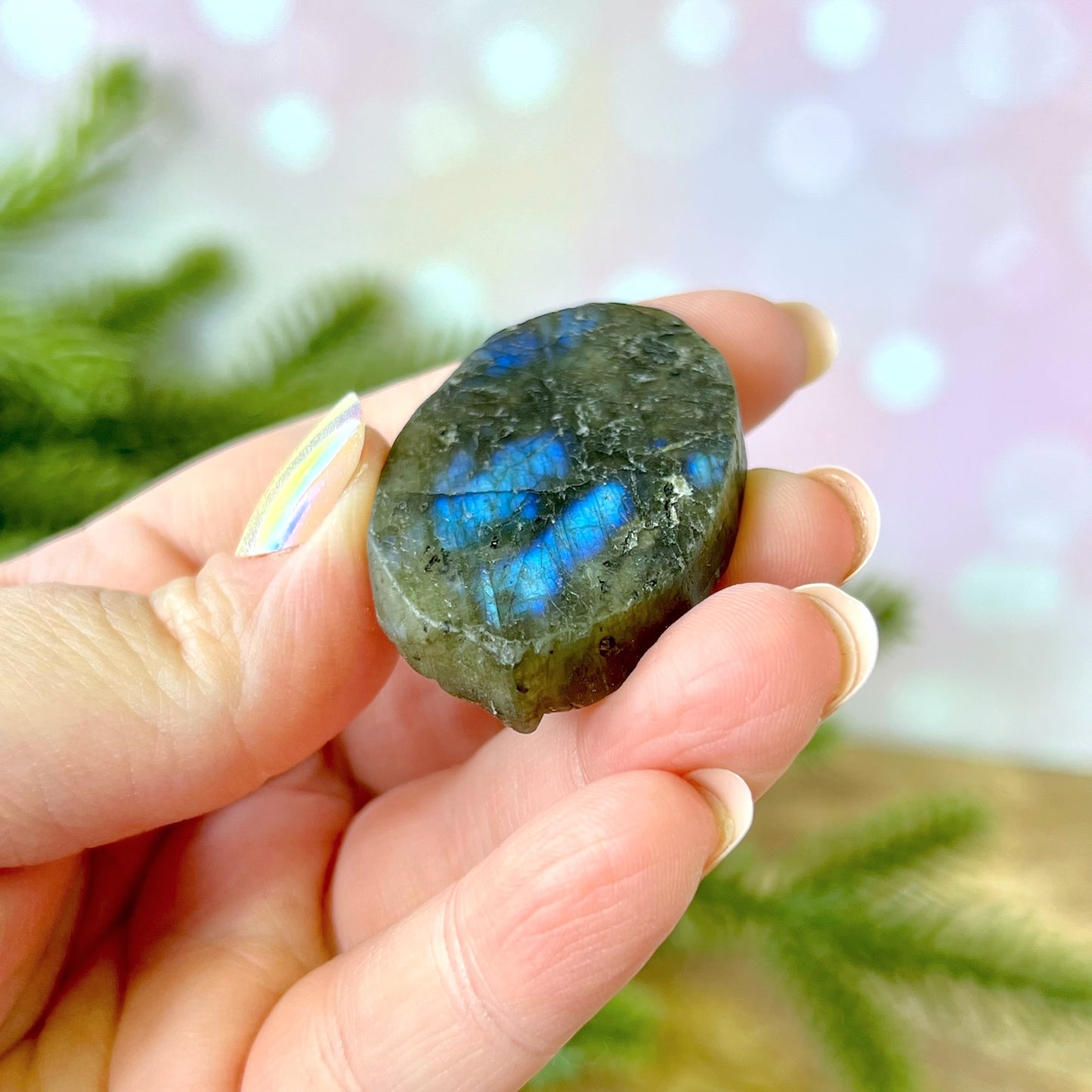Labradorite Angel Carved Crystal Cabochon