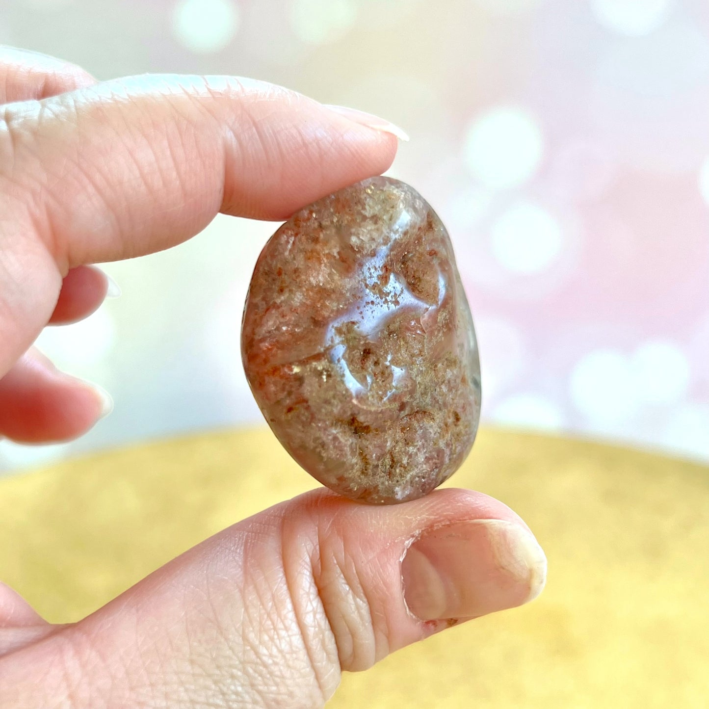Garden Quartz Lodolite Crystal Lens