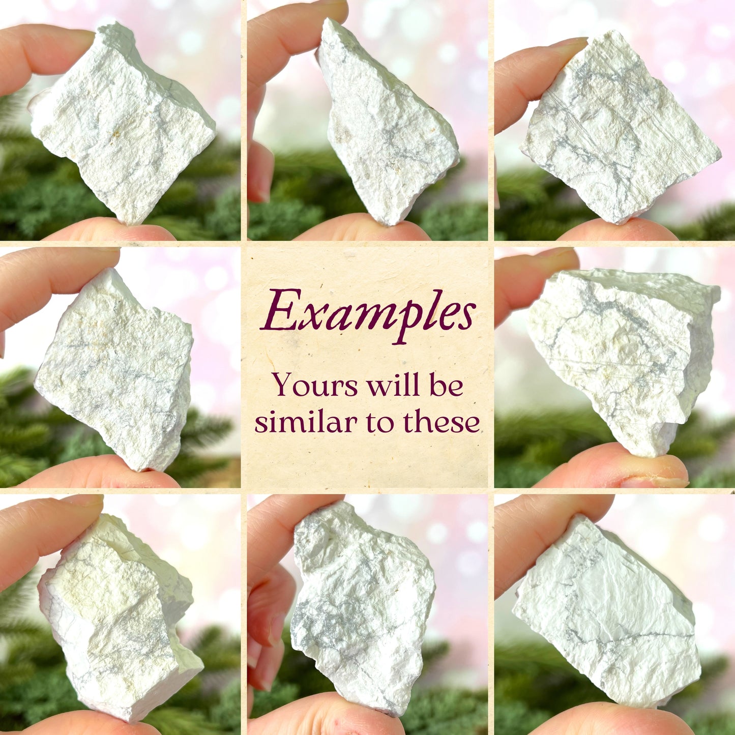 Magnesite Raw Stone - You get 1