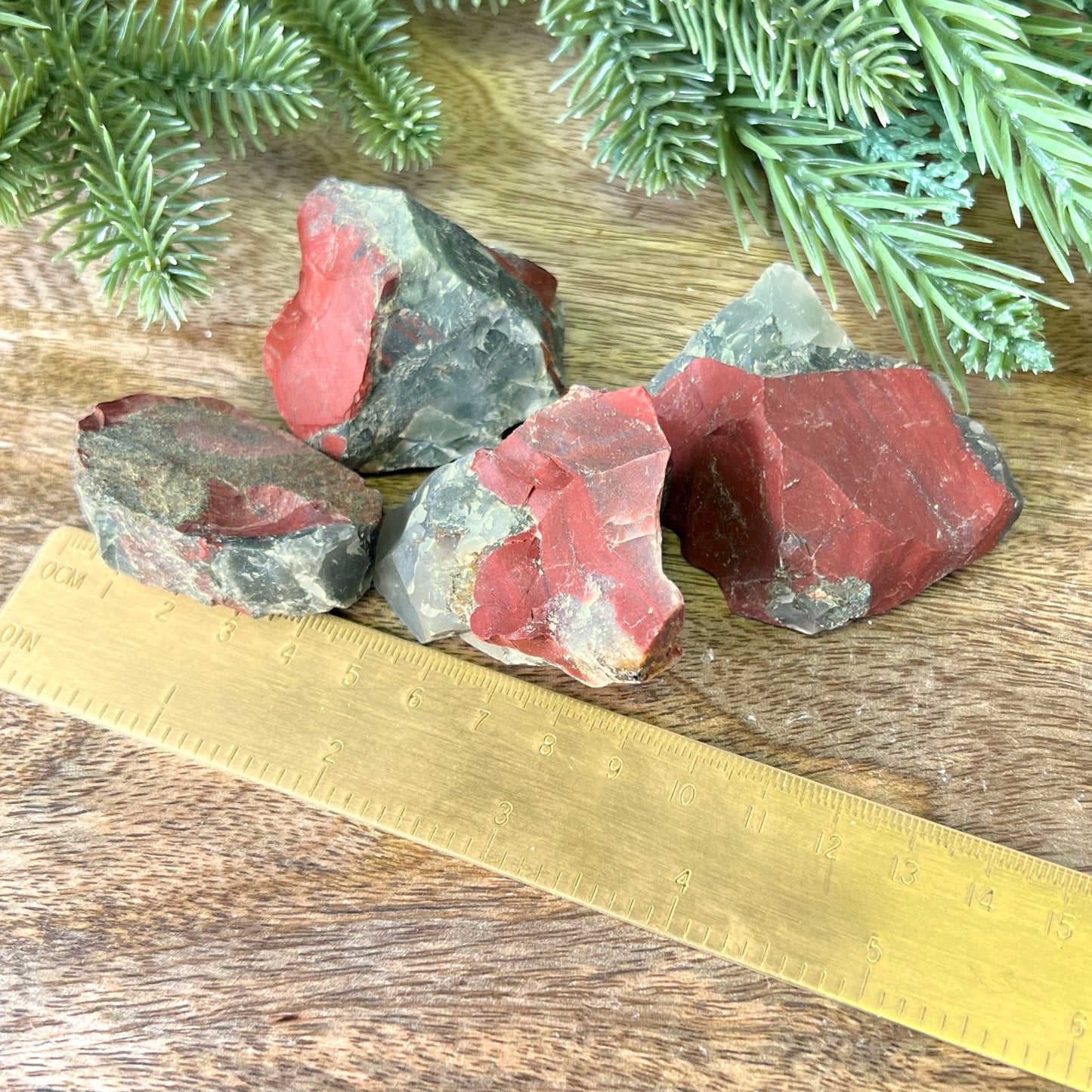 African Bloodstone Raw Stone - You get 1