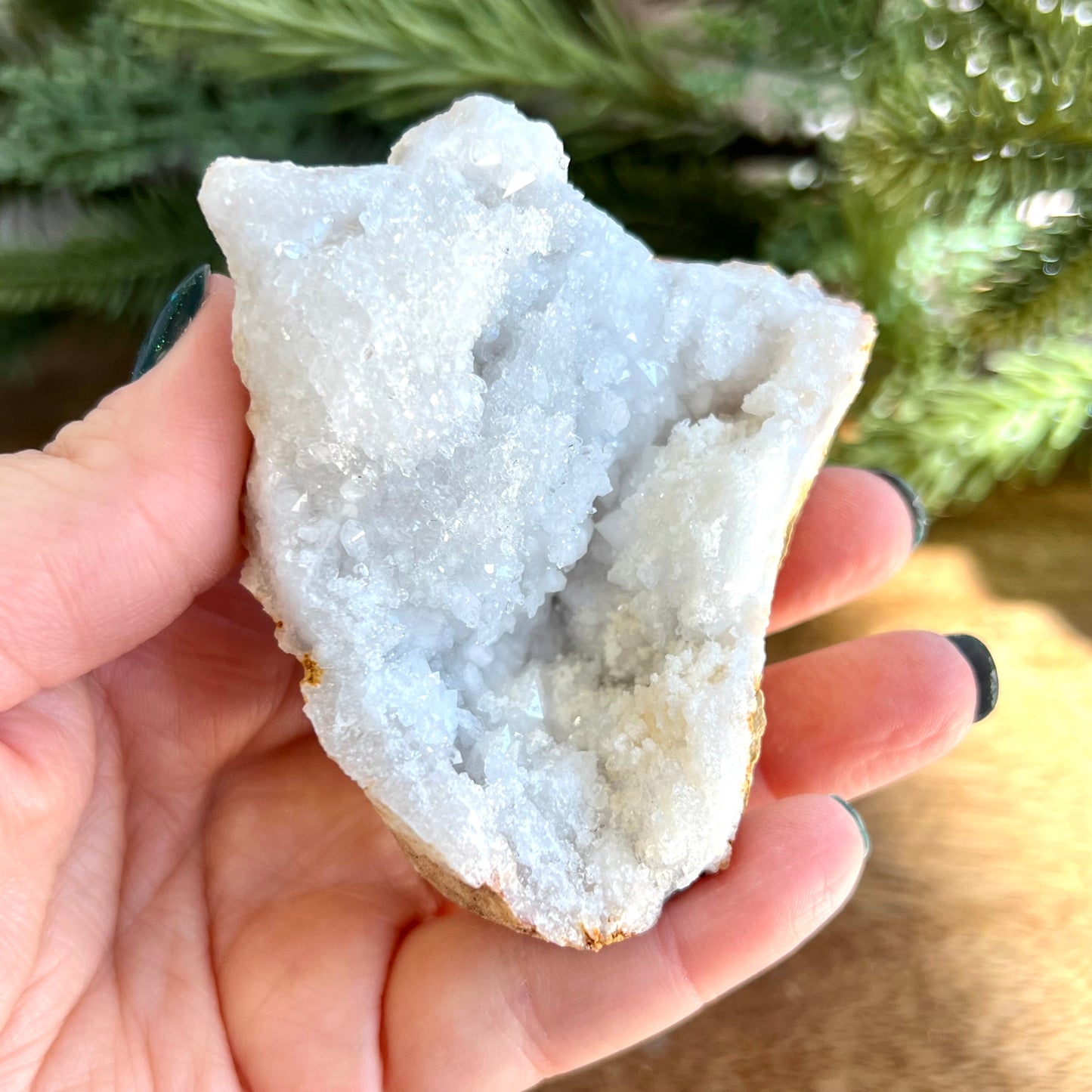 Sugar Geode Quartz Crystal Specimen