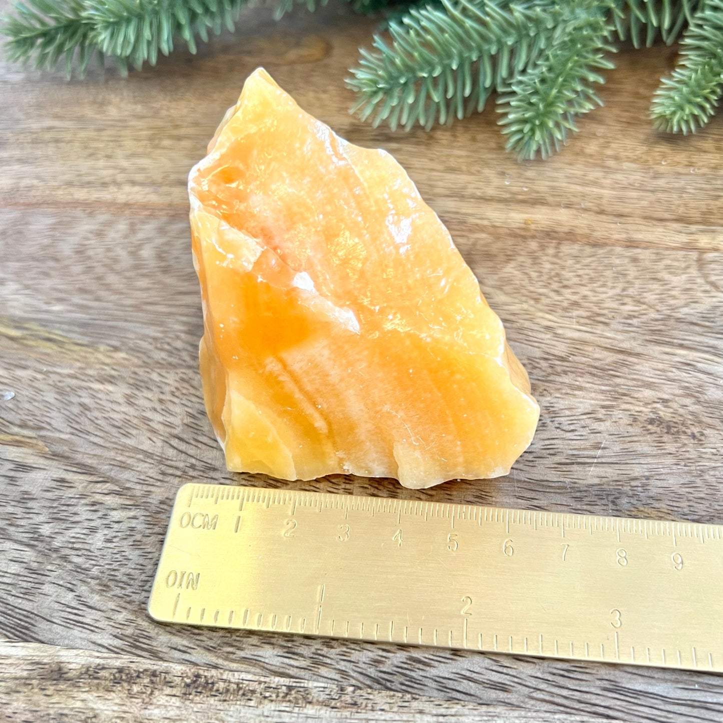 Orange Dream Calcite Raw Crystal