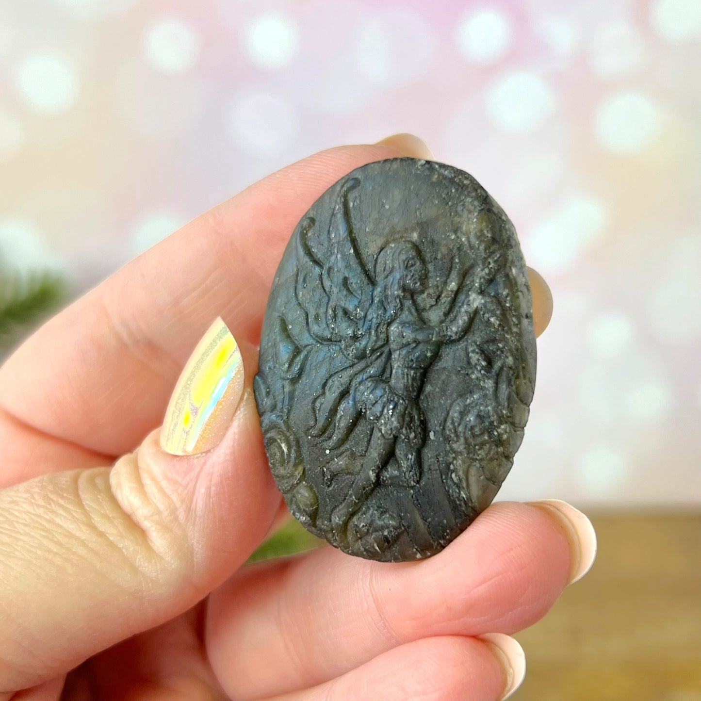 Labradorite Fairy Carved Cabochon